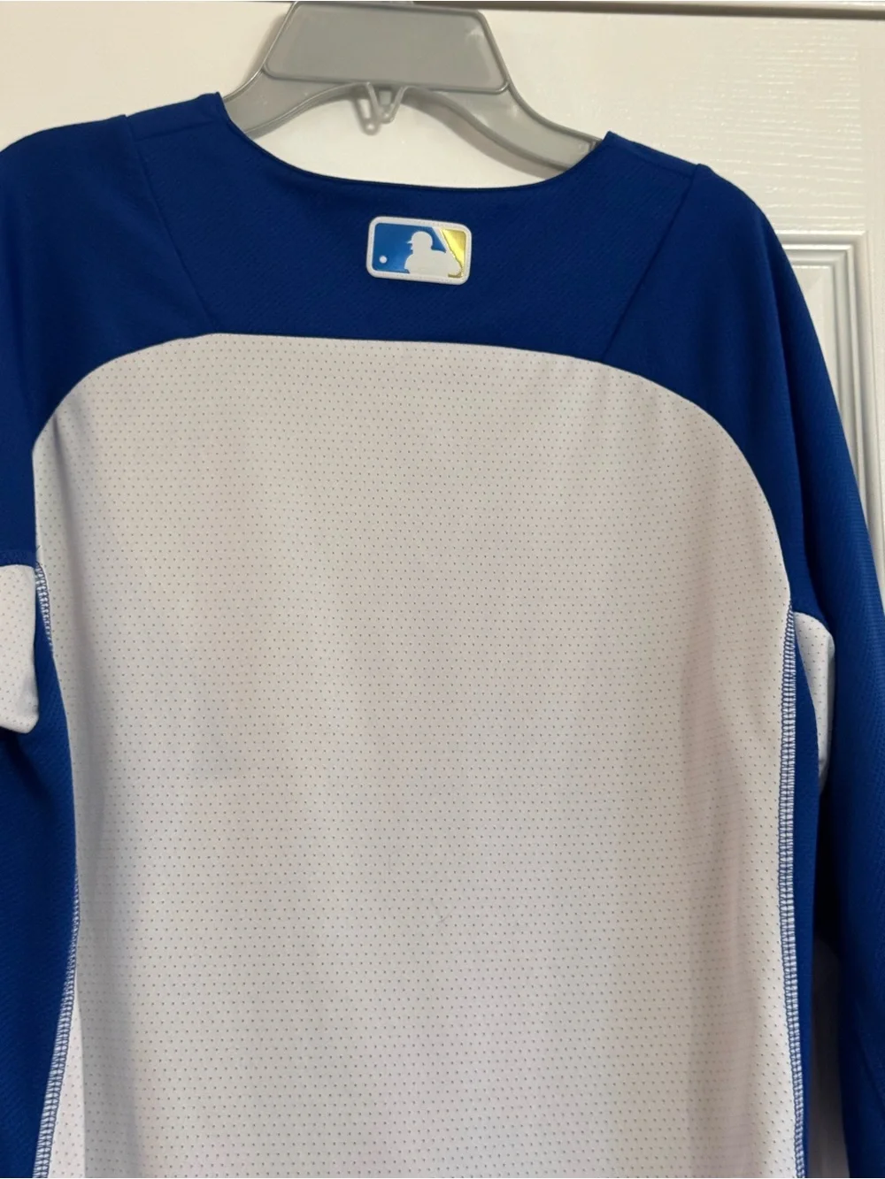 Kansas City Royals Majestic On-Field 3/4-Sleeve Batting Practice Jersey Small